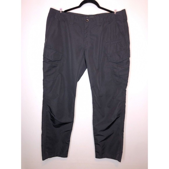 Women's 5.11 Tactical Fast-Tac Cargo Pants Size 18 Ripstop EMS Police Charcoal - Picture 1 of 10